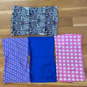 Textbook stretchy book covers.